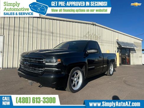 Used 2018 Chevrolet Silverado 1500 W/T w/ Black Out Edition image 1