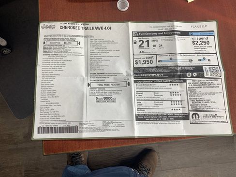 Used 2020 Jeep Cherokee Trailhawk image 19