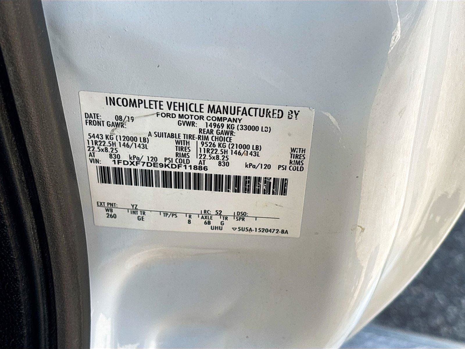 Used 2019 Ford F750 2WD Regular Cab Super Duty image 24