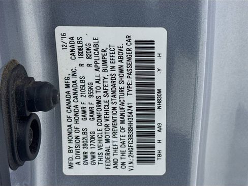 Used 2017 Honda Civic EX-T image 40