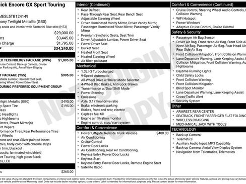 New 2026 Buick Encore GX Sport Touring w/ Advanced Technology Package AWD/4WD image 40