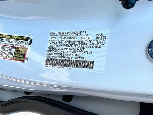 New 2026 Honda Odyssey Touring image 18