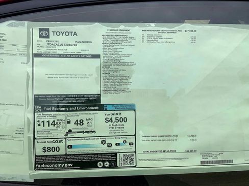 New 2026 Toyota Prius Plug-In Hybrid FWD image 18
