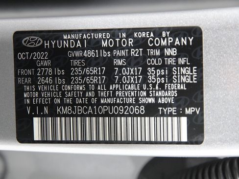 Certified 2023 Hyundai Tucson Blue image 23