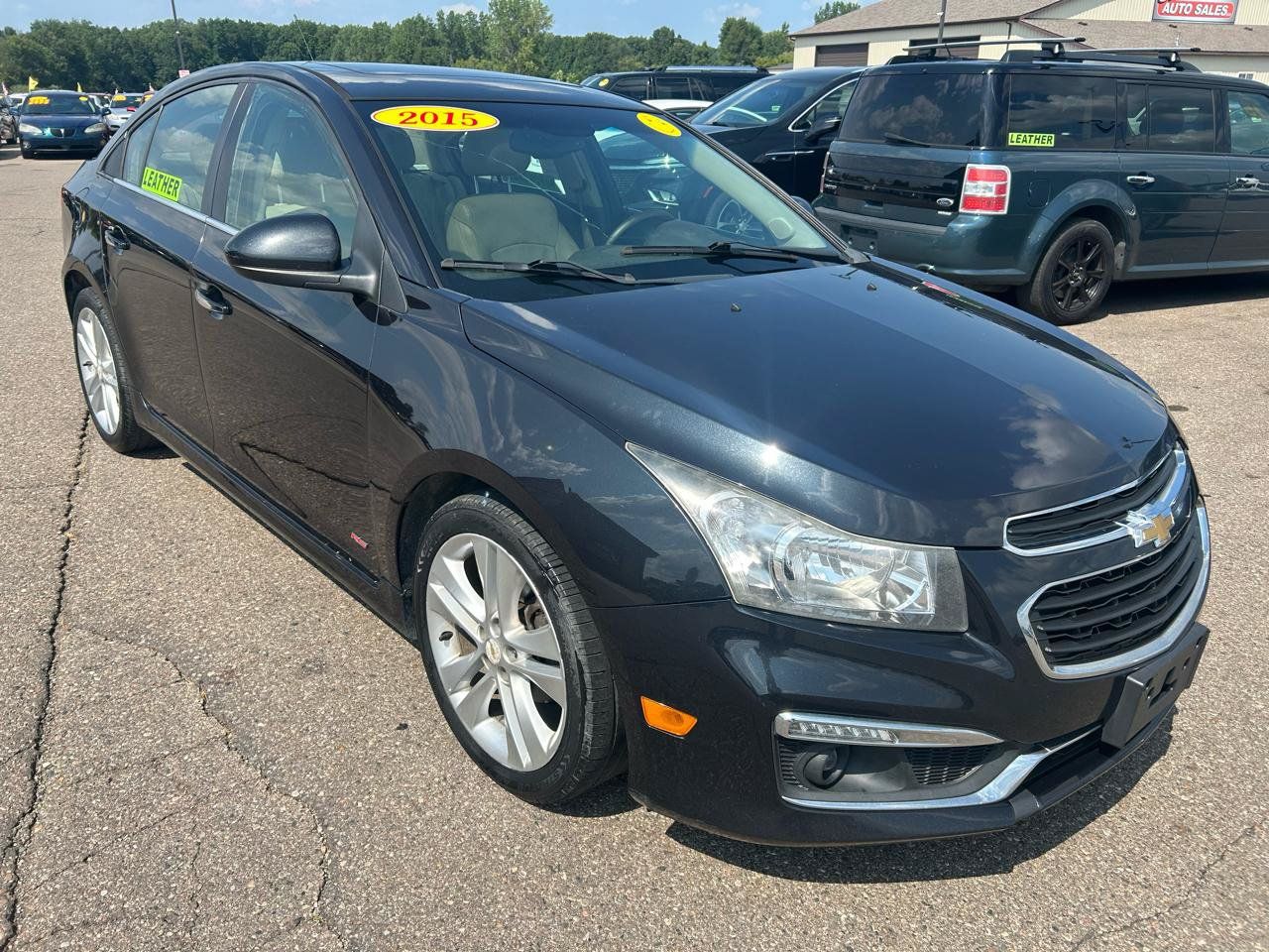 Used 2015 Chevrolet Cruze LTZ w/ Sun, Sound and Sport Package FWD image 3