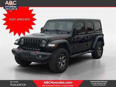 Used 2021 Jeep Wrangler Unlimited Rubicon w/ LED Lighting Group image 1
