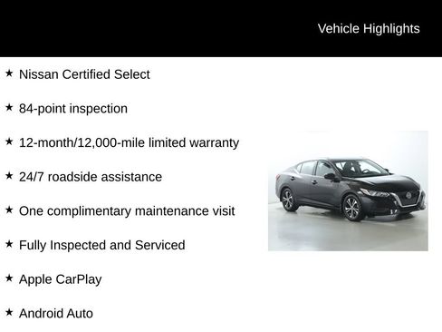 Used 2023 Nissan Sentra SV w/ All-Weather Package FWD image 3