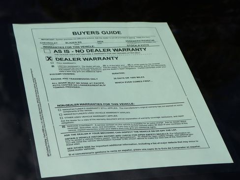 Used 2024 Chevrolet Blazer RS w/ Driver Confidence II Package FWD image 58