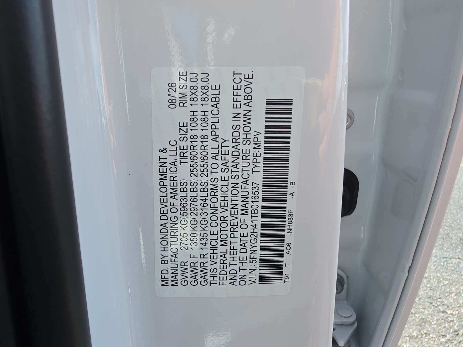 New 2026 Honda Pilot EX-L image 29