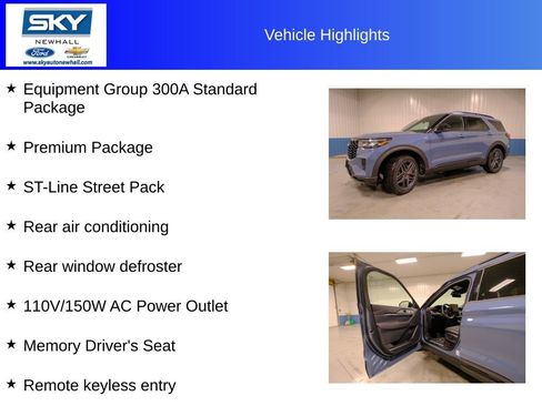 New 2026 Ford Explorer ST-Line w/ ST-Line Street Pack image 12