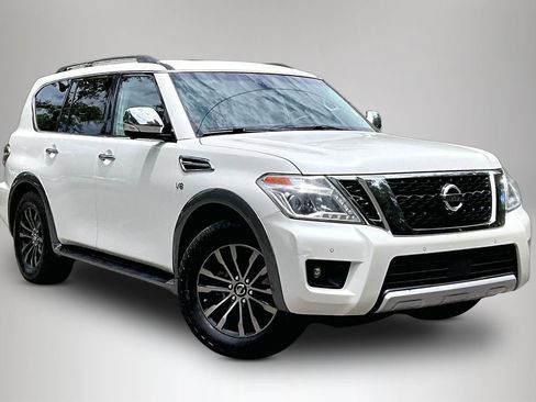 Used 2017 Nissan Armada Platinum w/ Captain Seat Package AWD/4WD image 2