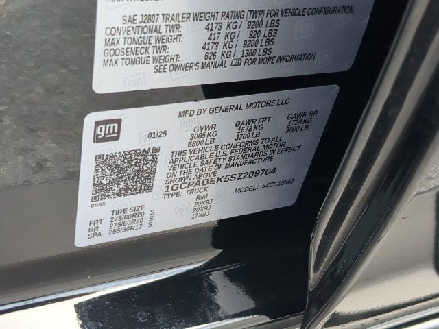 Used 2025 Chevrolet Silverado 1500 Custom RWD image 37