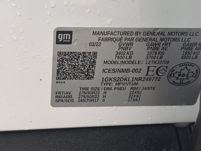 Used 2022 GMC Yukon Denali AWD/4WD image 10