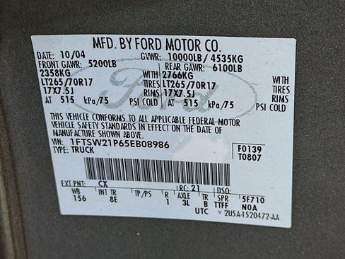 Used 2005 Ford F250 Lariat AWD/4WD image 33