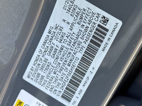 Certified 2025 Honda Civic Sport image 24