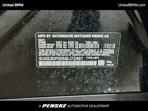 Used 2022 BMW X3 xDrive30i w/ Premium Package AWD/4WD image 15