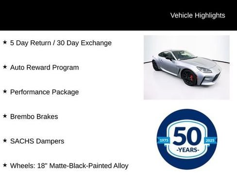 Used 2024 Toyota GR86 w/ Performance Package RWD image 7