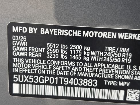 Used 2026 BMW X3 xDrive30i w/ Convenience Package AWD/4WD image 34