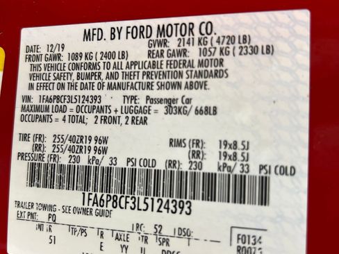 Used 2020 Ford Mustang GT Premium w/ Equipment Group 401A image 18