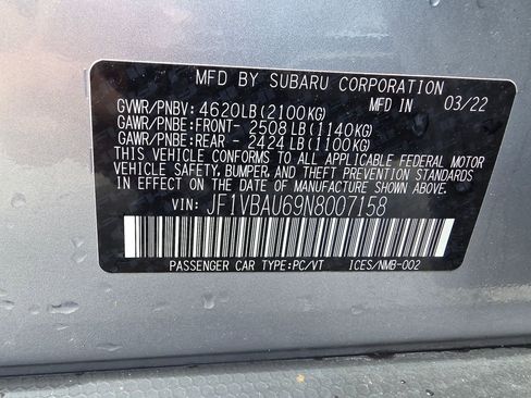 Used 2022 Subaru WRX GT image 32