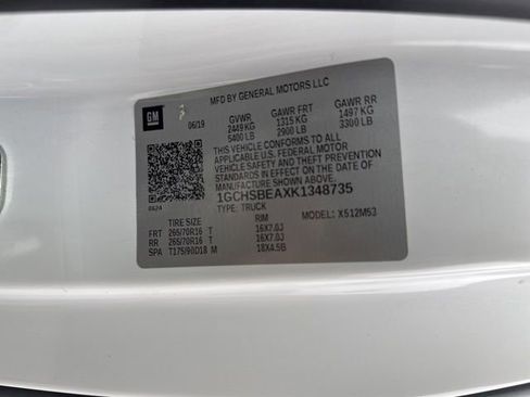 Used 2019 Chevrolet Colorado W/T w/ WT Convenience Package image 25