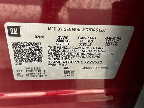 Used 2020 Chevrolet Traverse LT image 30