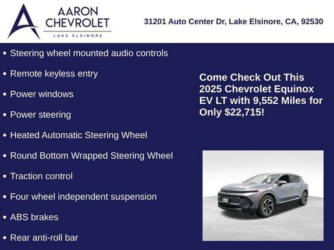 Used 2025 Chevrolet Equinox EV LT w/ Convenience Package image 25