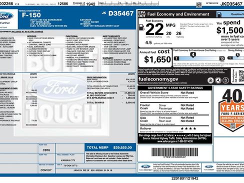 Used 2018 Ford F150 XL w/ Equipment Group 101A Mid image 2