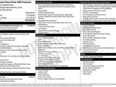 Certified 2024 Toyota Prius Prime Premium w/ Advanced Technology Package FWD image 34