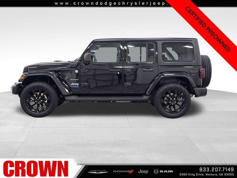 Certified 2022 Jeep Wrangler Unlimited Sahara w/ Safety Group AWD/4WD image 4