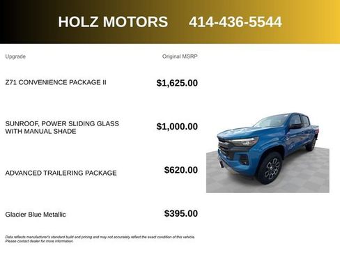 Certified 2023 Chevrolet Colorado Z71 w/ Z71 Convenience Package 2 image 5