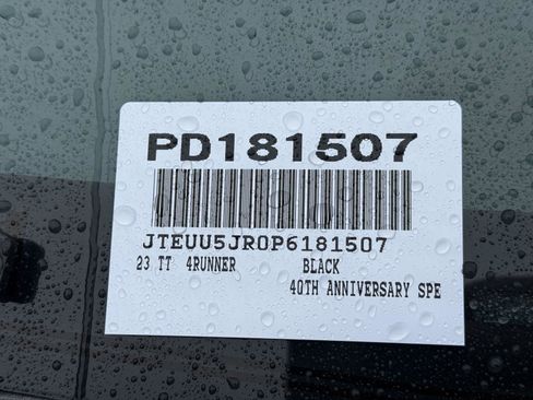 Certified 2023 Toyota 4Runner 40th Anniversary SE image 64