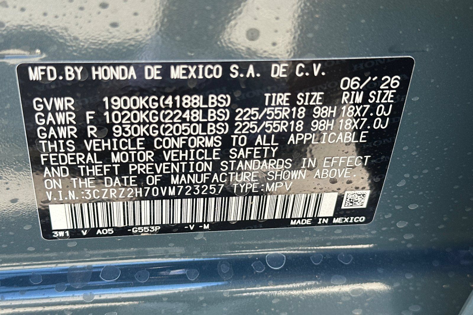 New 2027 Honda HR-V EX-L image 32