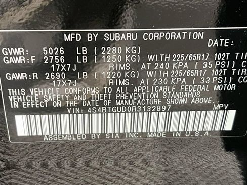Used 2024 Subaru Outback Wilderness AWD/4WD image 33