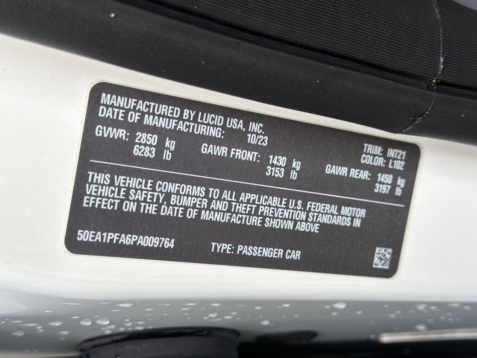 Used 2023 Lucid Air Pure AWD/4WD image 24
