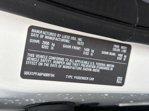 Used 2023 Lucid Air Pure AWD/4WD image 24