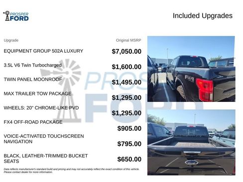 Used 2019 Ford F150 Lariat w/ Equipment Group 502A Luxury AWD/4WD image 3