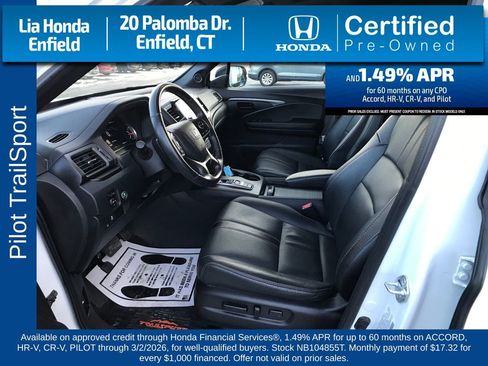 Certified 2022 Honda Pilot TrailSport image 4