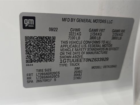 Used 2022 GMC Sierra 1500 AT4 w/ AT4 Preferred Package AWD/4WD image 30