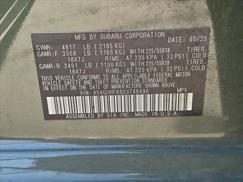 Certified 2025 Subaru Crosstrek 2.5i Sport w/ Crosstrek Mirror Package AWD/4WD image 13