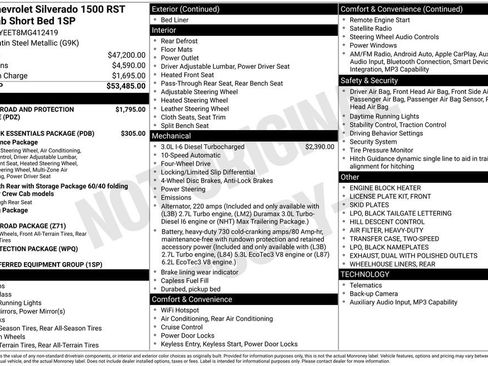 Used 2021 Chevrolet Silverado 1500 RST AWD/4WD image 2