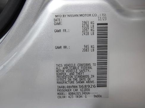 Certified 2024 Nissan Altima 2.5 S FWD image 27