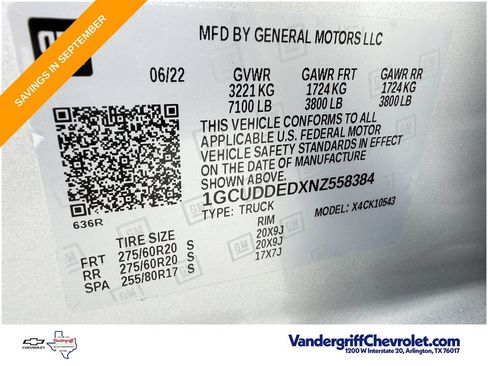 Used 2022 Chevrolet Silverado 1500 LT w/ Texas Edition Plus AWD/4WD image 41