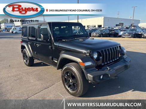 Used 2021 Jeep Wrangler Unlimited Sport image 1