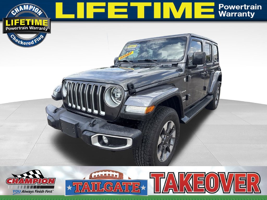 Used 2023 Jeep Wrangler Unlimited Sahara w/ LED Lighting Group AWD/4WD image 1