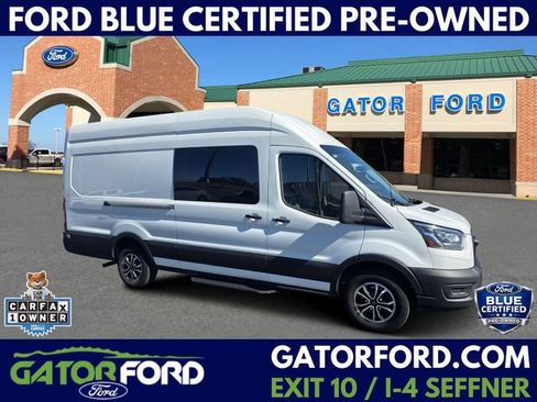 Used 2023 Ford Transit 350 148 High Roof Extended w/ Interior Upgrade Package image 1