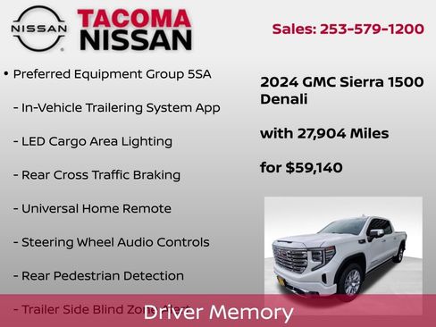 Used 2024 GMC Sierra 1500 Denali w/ Technology Package image 14