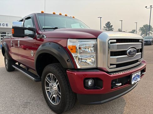 Used 2015 Ford F350 Platinum w/ Snow Plow Prep Package AWD/4WD image 4