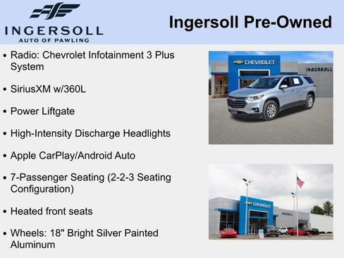 Used 2021 Chevrolet Traverse LT AWD/4WD image 3