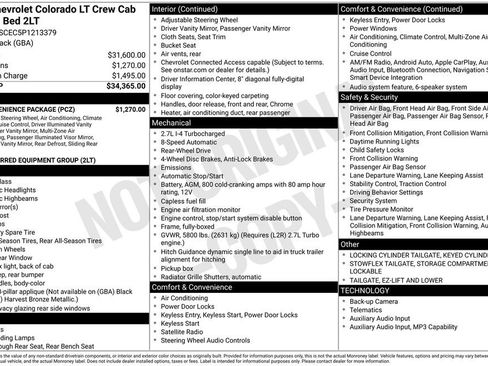 Used 2023 Chevrolet Colorado LT w/ LT Convenience Package RWD image 6